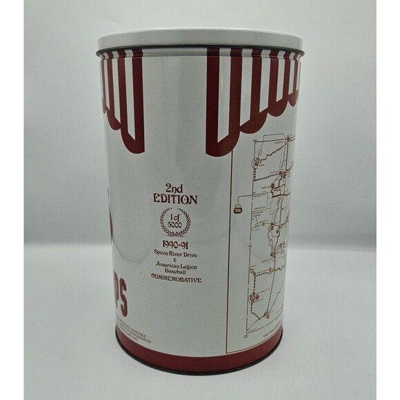 VTG 1990-91 KITCHEN COOKED POTATO CHIPS TIN 2ND LIMITED EDITION RED AND WHITE - Picture 3 of 11